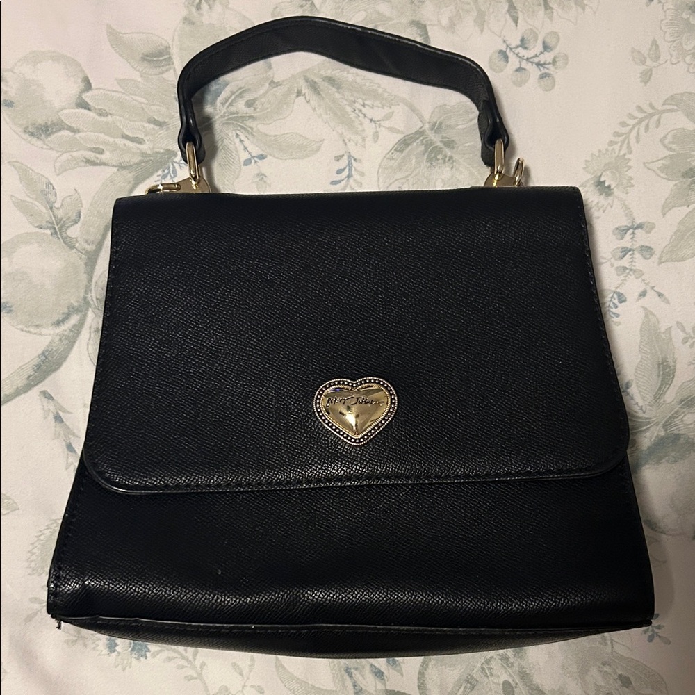 Betsey Johnson Heart-Embellished Bag